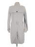 Gap 100% Cotton Gray Trenchcoat Size M - photo 2