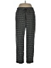 Joe Fresh 100% Polyester Print Gray Casual Pants Size 10 - photo 1