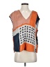 The Odells Color Block Orange Sleeveless Blouse Size XS - photo 1