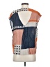 The Odells Color Block Orange Sleeveless Blouse Size XS - photo 2