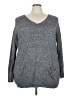 Studio Works Gray Long Sleeve Top Size 3X - photo 1