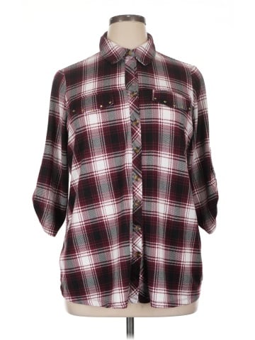 Indigo Rose 3/4 Sleeve Blouse (view 1)