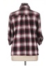 Indigo Rose Plaid Burgundy 3/4 Sleeve Blouse Size 1X - photo 2