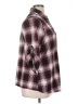 Indigo Rose Plaid Burgundy 3/4 Sleeve Blouse Size 1X - photo 4