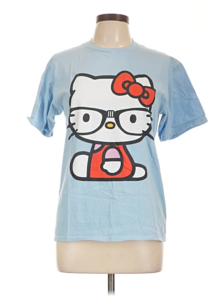 Pre-owned Sanrio Short Sleeve T-shirt In Blue
