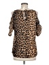 Unbranded Brown Short Sleeve Blouse Size M - photo 2