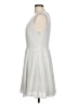 Express 100% Polyester Polka Dots White Casual Dress Size 10 - photo 5
