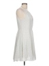 Express 100% Polyester Polka Dots White Casual Dress Size 10 - photo 4