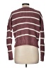 Hippie Rose Stripes Burgundy Pullover Sweater Size M - photo 2