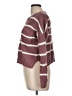 Hippie Rose Stripes Burgundy Pullover Sweater Size M - photo 5
