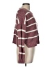 Hippie Rose Stripes Burgundy Pullover Sweater Size M - photo 4