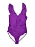 Unbranded Solid Purple One Piece Swimsuit Size S (estimated) - photo 1