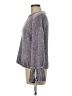 Cupio 100% Polyester Metallic Gray Pullover Sweater Size M - photo 5