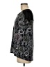 Ava James Black Short Sleeve Blouse Size M - photo 5