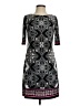 Eliza J Graphic Black Casual Dress Size 0 - photo 1