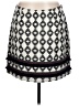 Unbranded Argyle Ivory Casual Skirt Size L (estimated) - photo 1