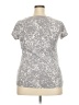 Merona Silver Short Sleeve Top Size XXL - photo 2