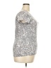 Merona Silver Short Sleeve Top Size XXL - photo 4