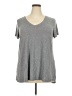 Hue Gray Short Sleeve Top Size XXL - photo 1