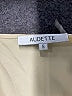 Audette 100% Polyester Ivory Sleeveless Top Size S - photo 7