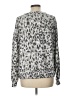 Fred David Animal Print Silver Pullover Sweater Size L - photo 2