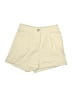 Unbranded 100% Polyester Solid Ivory Khaki Shorts Size M - photo 1