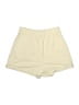 Unbranded 100% Polyester Solid Ivory Khaki Shorts Size M - photo 2