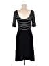 AGB Stripes Black Casual Dress Size M - photo 2