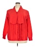 Alicia 100% Polyester Red Long Sleeve Blouse Size 20W - photo 1