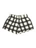 Brooke Wright 100% Cotton Checkered-gingham Ivory Shorts Size S - photo 1