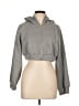 Assorted Brands 100% Polyester Gray Zip Up Hoodie Size L - photo 1