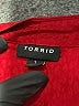 Torrid Red Long Sleeve Blouse Size 1X Plus (1) - photo 7