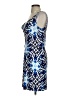 Kenar Print Blue Cocktail Dress Size S - photo 5