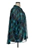Catherines Argyle Teal 3/4 Sleeve Blouse Size 1XWP - photo 4