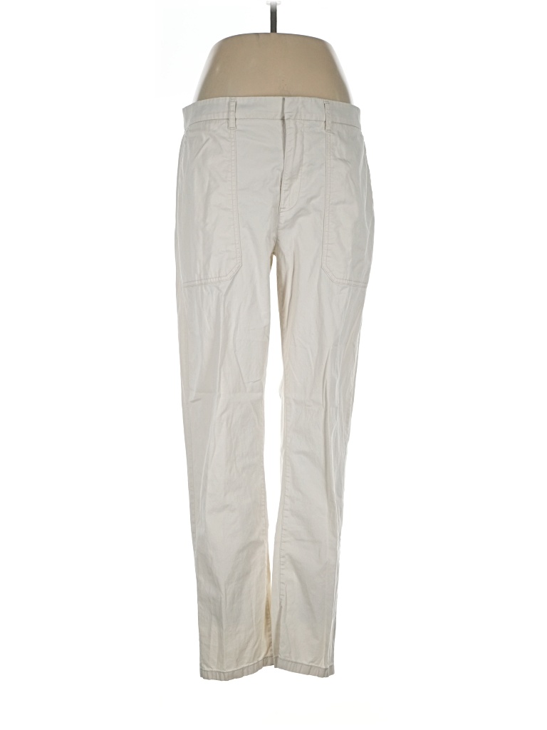 Pre-owned Jcrew Casual Pants In Ivory