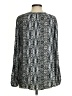 Dalia Collection Gray Long Sleeve Blouse Size S - photo 2