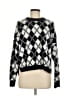 Abercrombie & Fitch Argyle Black Pullover Sweater Size L - photo 1