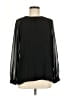 Bellatrix 100% Polyester Black Long Sleeve Blouse Size M - photo 1