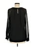 Bellatrix 100% Polyester Black Long Sleeve Blouse Size M - photo 2