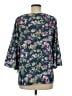 Lulus 100% Polyester Teal 3/4 Sleeve Blouse Size M - photo 2