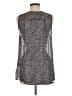 Joie 100% Silk Silver Blue Sleeveless Silk Top Size L - photo 2