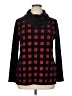 Talbots Checkered-gingham Black Pullover Sweater Size XL - photo 1