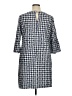 Melrose Checkered-gingham Blue Casual Dress Size 14 - photo 2