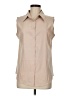 Zeagoo Tan Sleeveless Blouse Size M - photo 1