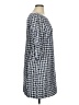 Melrose Checkered-gingham Blue Casual Dress Size 14 - photo 4