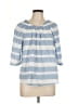 Westbound Blue 3/4 Sleeve Blouse Size L (petite) - photo 1