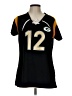 NFL 100% Polyester Black Short Sleeve T-Shirt Size L - photo 1