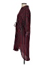 Blu Pepper 100% Polyester Stripes Burgundy Casual Dress Size S - photo 5