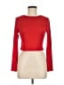 Shein 100% Polyester Red 3/4 Sleeve T-Shirt Size 6 - photo 1