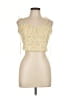 Le Lis Yellow Sleeveless Blouse Size L - photo 1